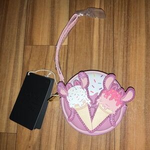 Loungefly Disney Lilo & Stitch Angel Ice Cream Cone Coin Purse NWT